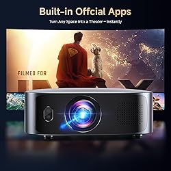 [Short Throw/1200ANSI/Built in Apps] Projector 4K