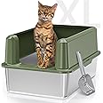 thumbnail image 2 of Suitfeel16 XXL Stainless Steel Cat Litter Box Extra Large 28 2 of 13