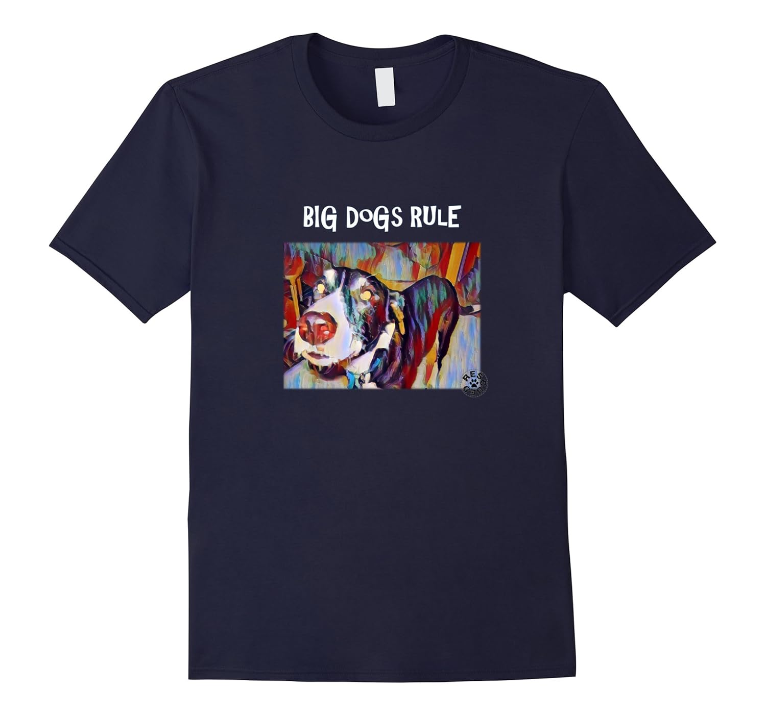 Big Dogs Rule Our Hearts and Life Graphic T-Shirt-ANZ