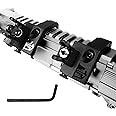 45 Degree Offset Iron Sights Canted Sights 45 Degree Iron Sights Works for Right & Left Hand Offset Iron Sights 45 Degree Backup Iron Sights Picatinny Rifle Fixed Iron Sight Front & Rear Rifle Sights