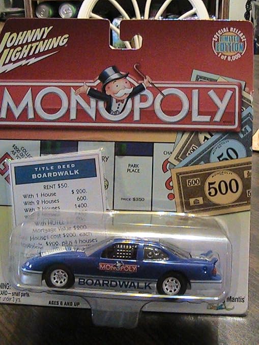 johnny lightning monopoly cars
