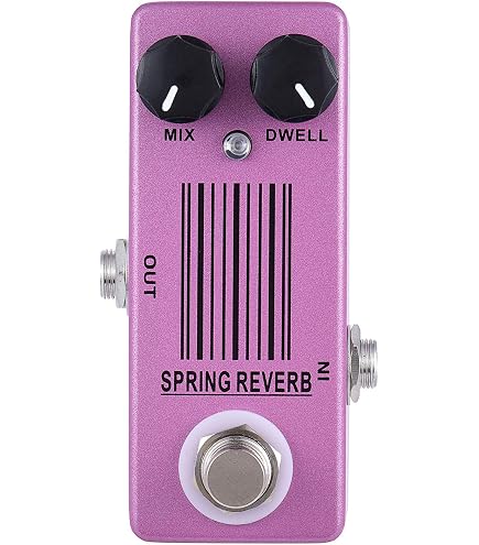 Spring Reverb Mini Guitar Effect Pedal True Bypass : Musical Instruments