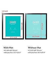LaVie Home 22x28 Picture Frame Black Poster