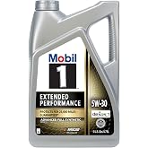 Mobil 1 Extended Performance Full Synthetic Motor Oil 5W-30, 5 Quart | 20,000-Mile Protection | Extreme Temp Control | Triple Action Formula