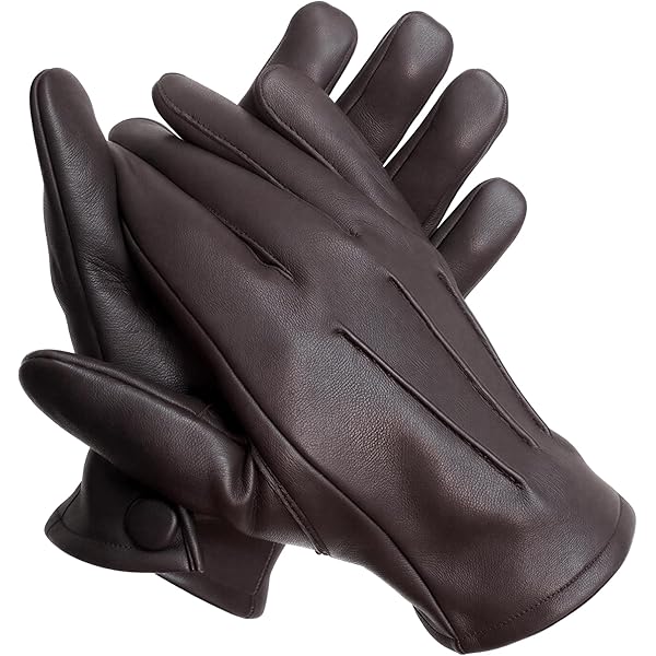 knee length dresses for ladies The Jacket Maker Men Ralph Brown Real Leather Wool Lined Dress Gloves main image 1