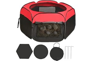 Chicken Brooder Box for Chick Starter Kit - 2026 Upgrade Double Door Chicks Brooder Pen/Chickens Playpen/Chick Tent Baby Chic