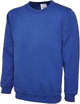 Uneek Clothing Classic Sweatshirt 50/50 Polyester Cotton Reactive Dyed Brushed