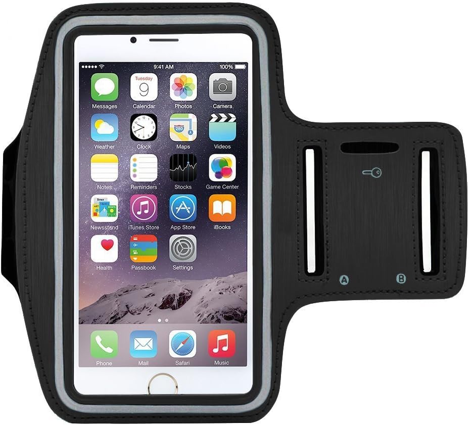 TOTAL THERMAL VISION Phone Armband Sleeve For iPhone 8/7/6/6S Plus, X, LG G6 G5, Galaxy S8 S7 S6 Edge, Note 8 5 (Fit Otter Box Defender/Life Proof Case) Armtrek Pro Sport Exercise Running Pouch