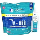 Liquid I.V Hydration Multiplier Stick Pack Electrolyte Drink Mix (Net Wt 16.93 Oz), 16.93 Ounces