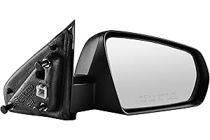 Dependable Direct Right Passenger Side Textured Power Operated Non-Folding Side View Mirror for 2008-2014 Dodge Avenger - Partslink # CH1321269