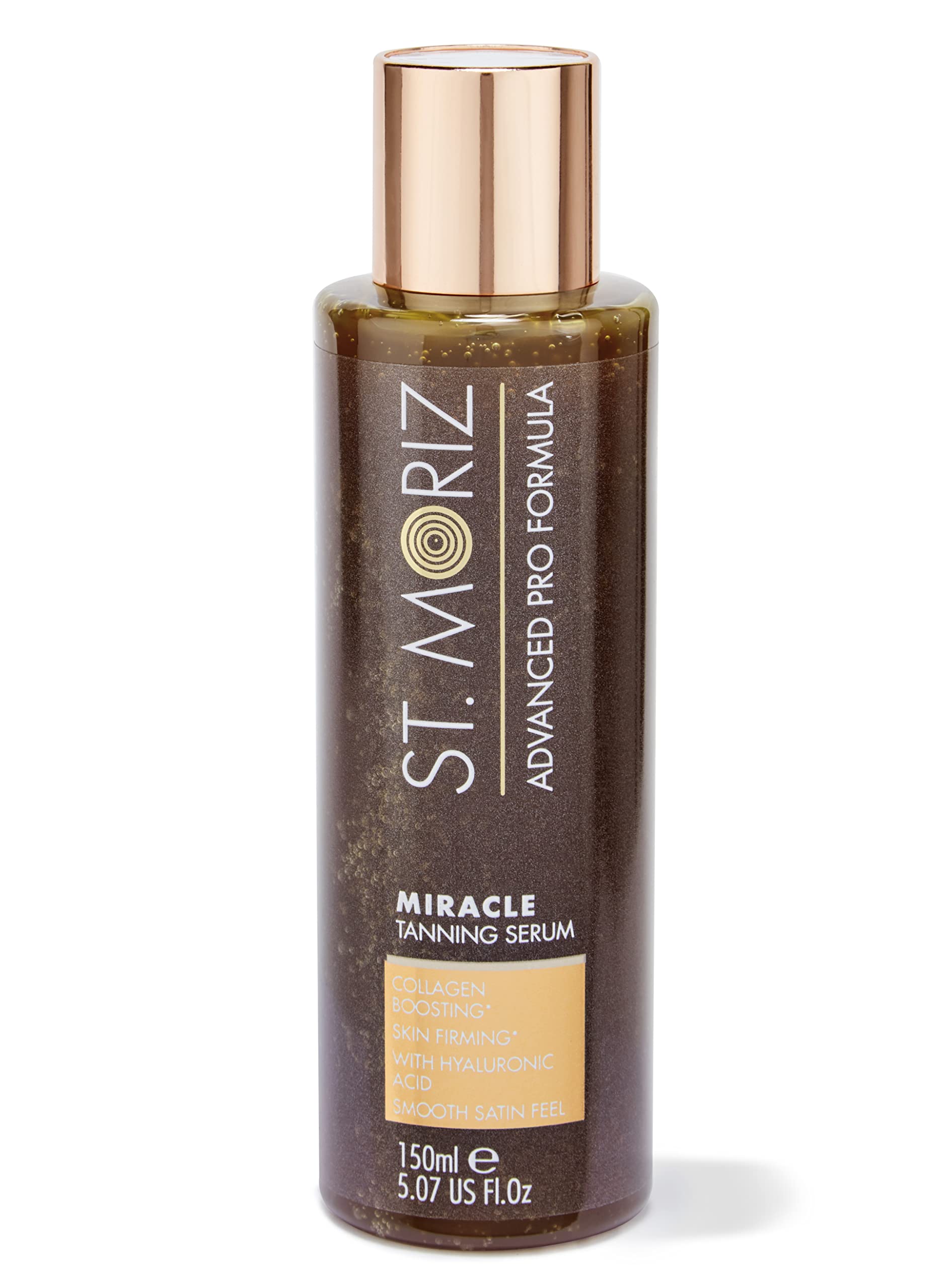 St Moriz Advanced Miracle Gradual Tanning Serum in Light | Anti Ageing Fake Tan Serum with Hyaluronic Acid for Extra Hydration | Skin Firming & Collagen Boosting | Gradual Tan Moisturiser | 150ml
