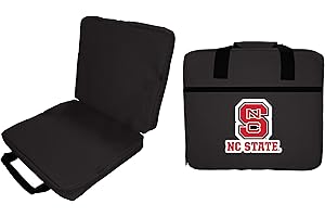R AND R IMPORTS NC State Wolfpack Double Sided Seat Cushion Officially Licensed Collegiate Product