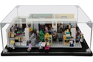 SONGLECTION Acrylic Display Case Compatible for LEGO The Office #21336, Dustproof Display Case (Case Only) (Lego sets are NOT included)