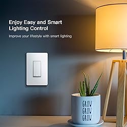 TREATLIFE Smart Light Switch Single Pole Works with