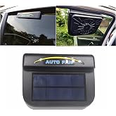 Solar Power Car Auto Air Vent Cool Fan Cooler Ventilation System Radiator Exhaust Heat Fan Automobile Fans with Rubber