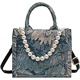 MOMEITU Fashion luxury tote bag cotton linen one shoulder large capacity jacquard embroidery retro Oil Painting handbag | Fashion, luxury, cotton linen, one shoulder, large capacity, jacquard embroidery