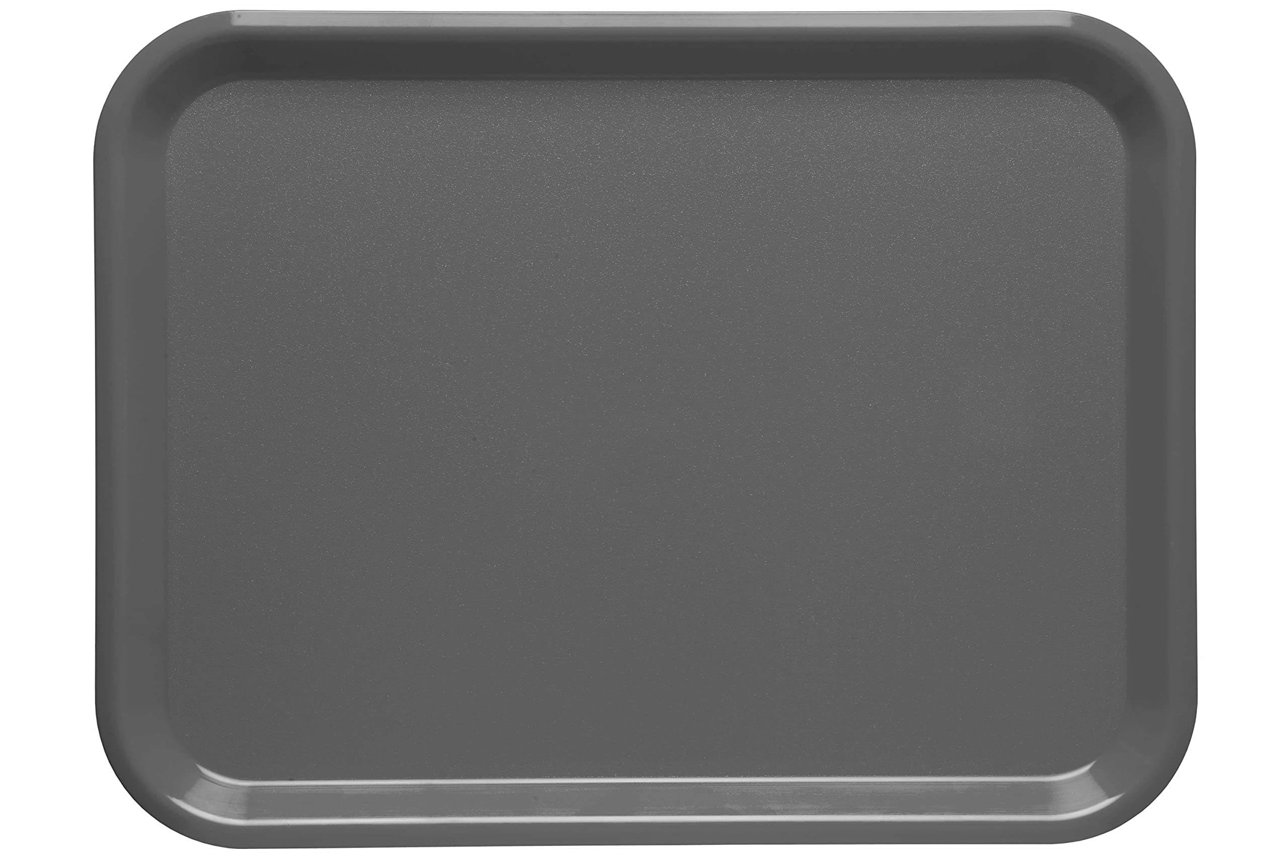 Roltex Serving Tray 36.5×28.5cm ABS Chip & Scratch Resistant (Dark Grey)