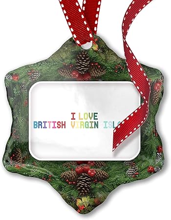 Amazon イギリス領バージン諸島 カラフルなメタルライセンスプレートi Love Neonblond ナンバーカバー ホルダー 車 バイク