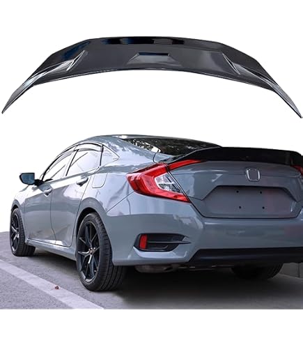 Type R Style Spoiler Sedan for 17-20 Honda Civic 10th Gen FC