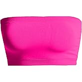 Women's Strapless Sexy Y2K Tube Top Sleeveless Stretchy Bandeau Crop Top Casual Solid Summer Outfit