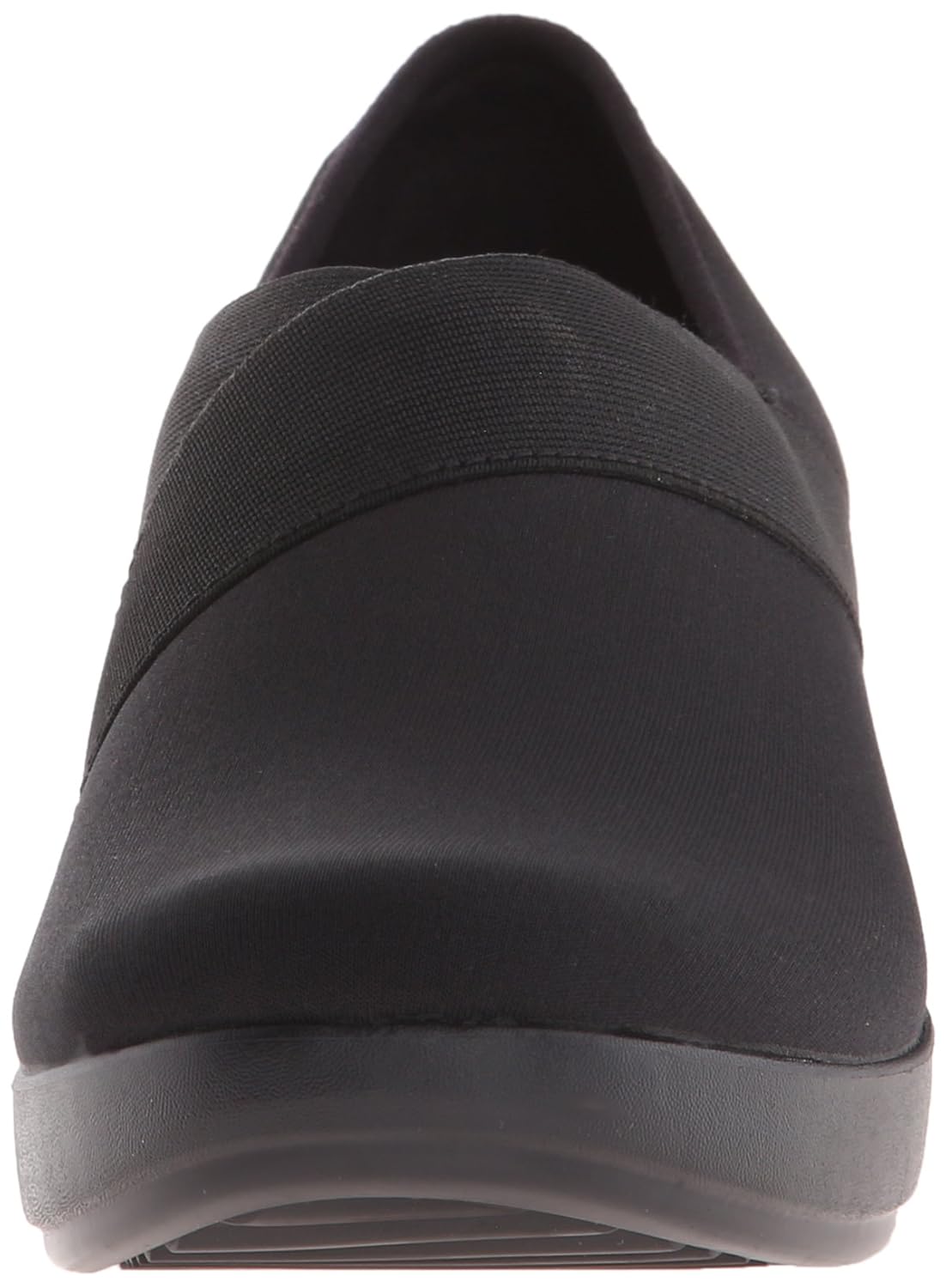crocs busy day stretch asym women wedge in black
