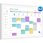 Digital Calendar, 15.6 Inch Wall Planner Electronic Calendar & Chore Chart, Smart Touchscreen Interactive Display for Family 