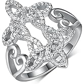 Witches Knot Ring 925 Sterling Silver Celtic Rings for Women Witch Jewelry Gift for Wife