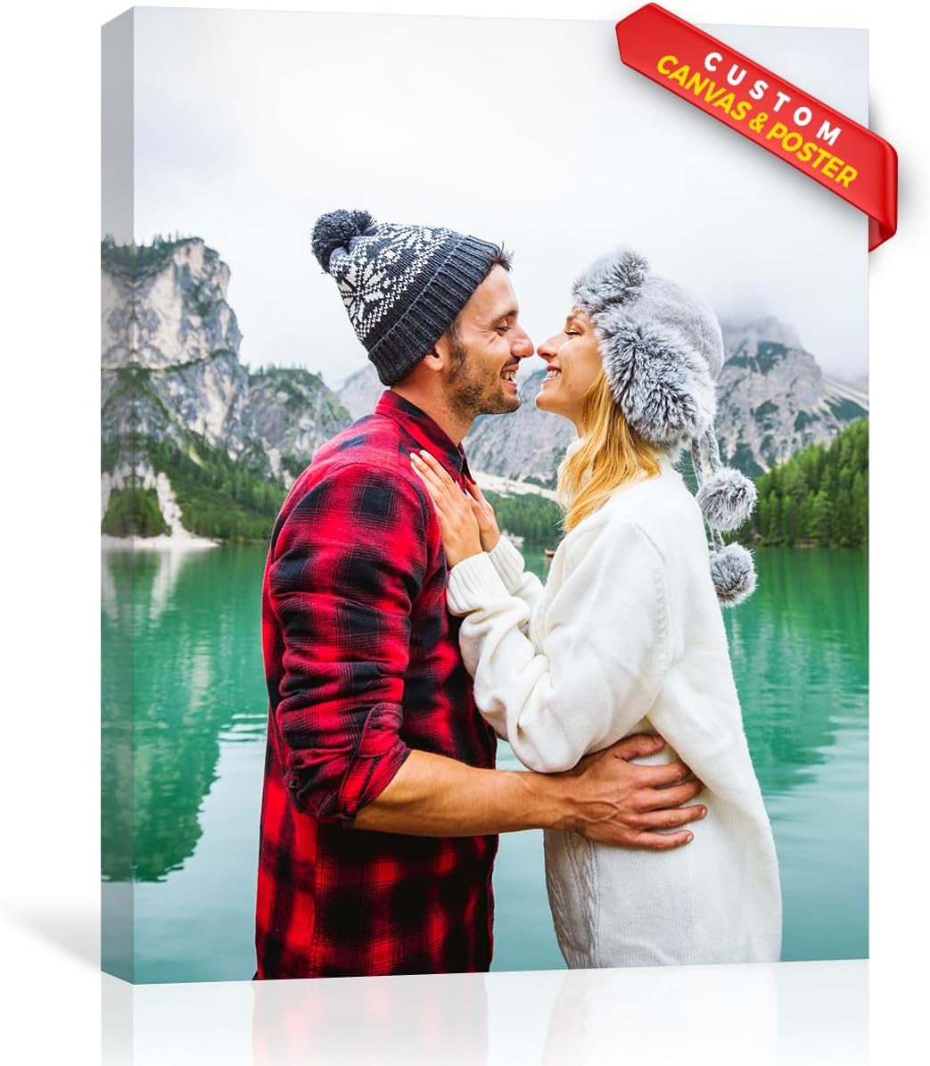 Wall Décor - GMissT Canvas Prints With Your Photos - Personalized Pictures On Canvas Custom Poster for Home Decor - Floating Frames & Gift Wrapping Available