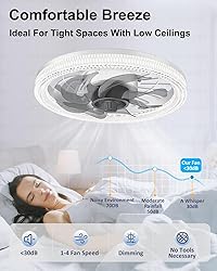 Ceiling Fans with Lights, Socket Fan Light with