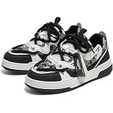 Mens Y2K Fashion Platform Sneakers Retro Chunky Skate Shoes for Everyday Casual Walking Breathable