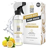 Natural Shoe Deodorizer Spray & Odor Eliminator - 1 Pack 6 Oz Refreshing & Long Lasting Fresh Citrus Burst Shoe Spray - Footw