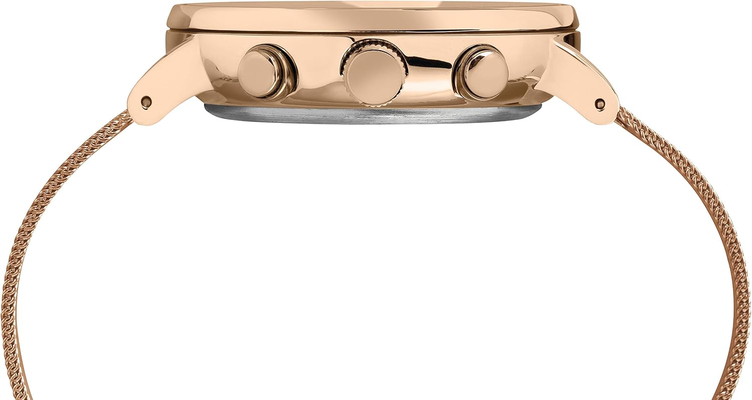 timex fairfield rose gold