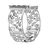 Duoan Floral Band Compatible with Apple Watch