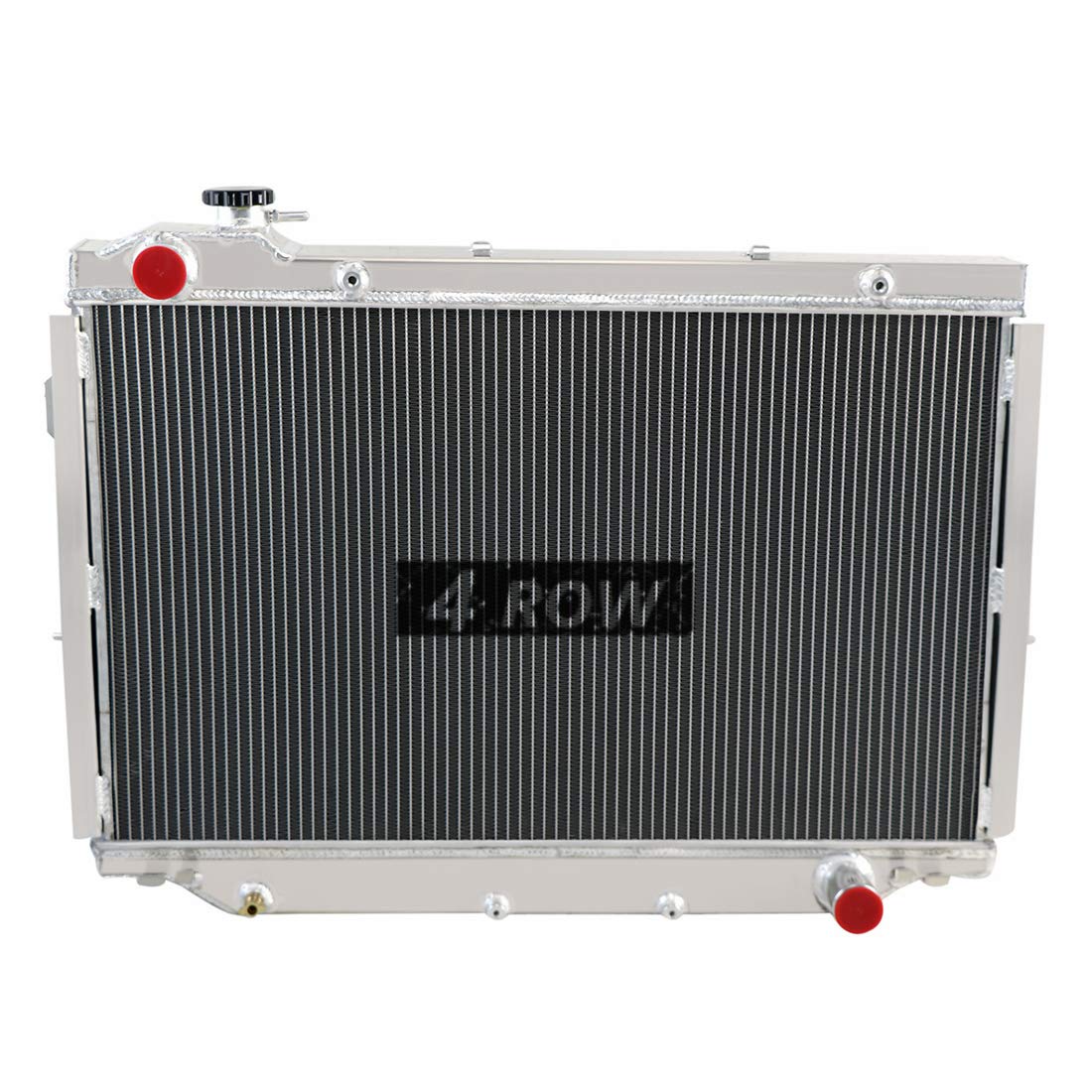 COOLINGSKY 4 ROW FULL ALUMINUM RADIATOR FOR 1990-1997 TOYOTA LAND CRUISER HDJ80/HZJ80 1HZ/1HD 4.2L D