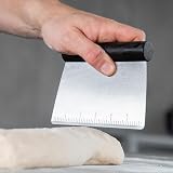 KitchenAid Stainless Steel All-Purpose Scraper and Dough Cutter Black view 4