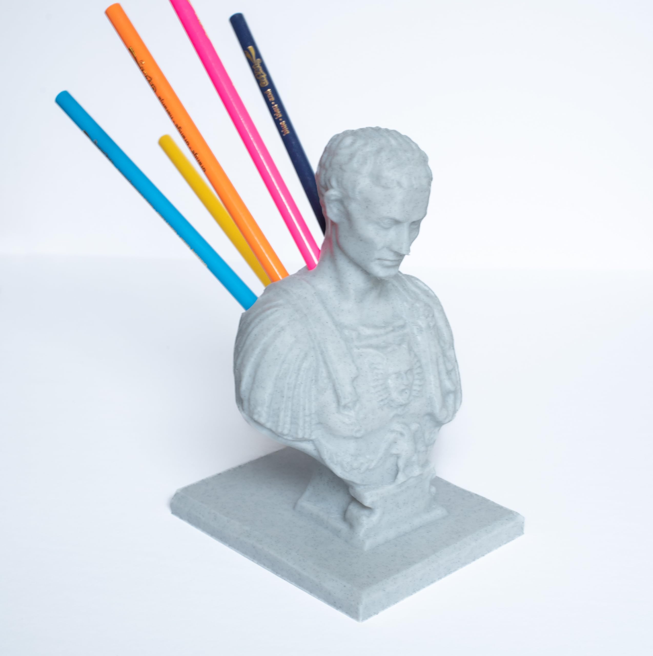 Julius Caesar Office Desk Pen Holder