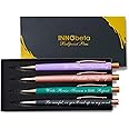 InnoBeta Writer Gifts for Women, Ballpoint Pen Set of 4, Fuuny Pens Gifts for Writers, Novelist, Scriptwriter on Birthday, Gr