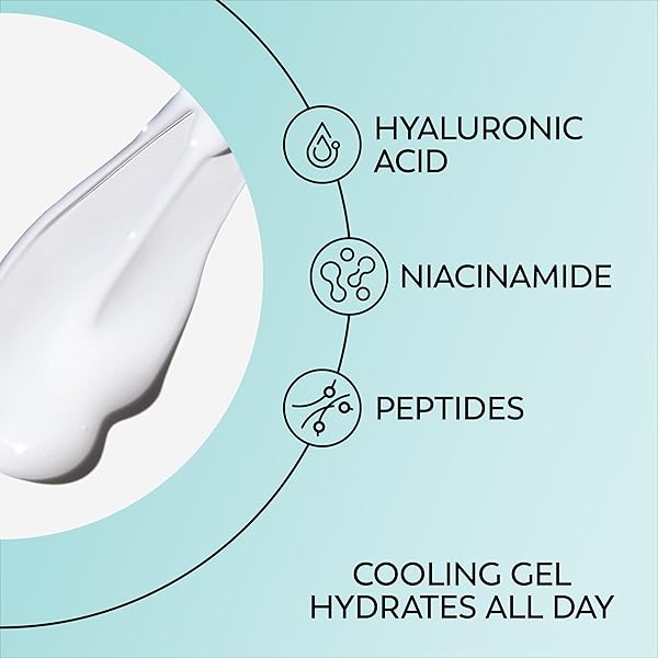 OLAY HYALURONIC + PEPTIDE 24 GEL EYE CREAM, FRAGRANCE-FREE, 0.5OZ (15 ML)