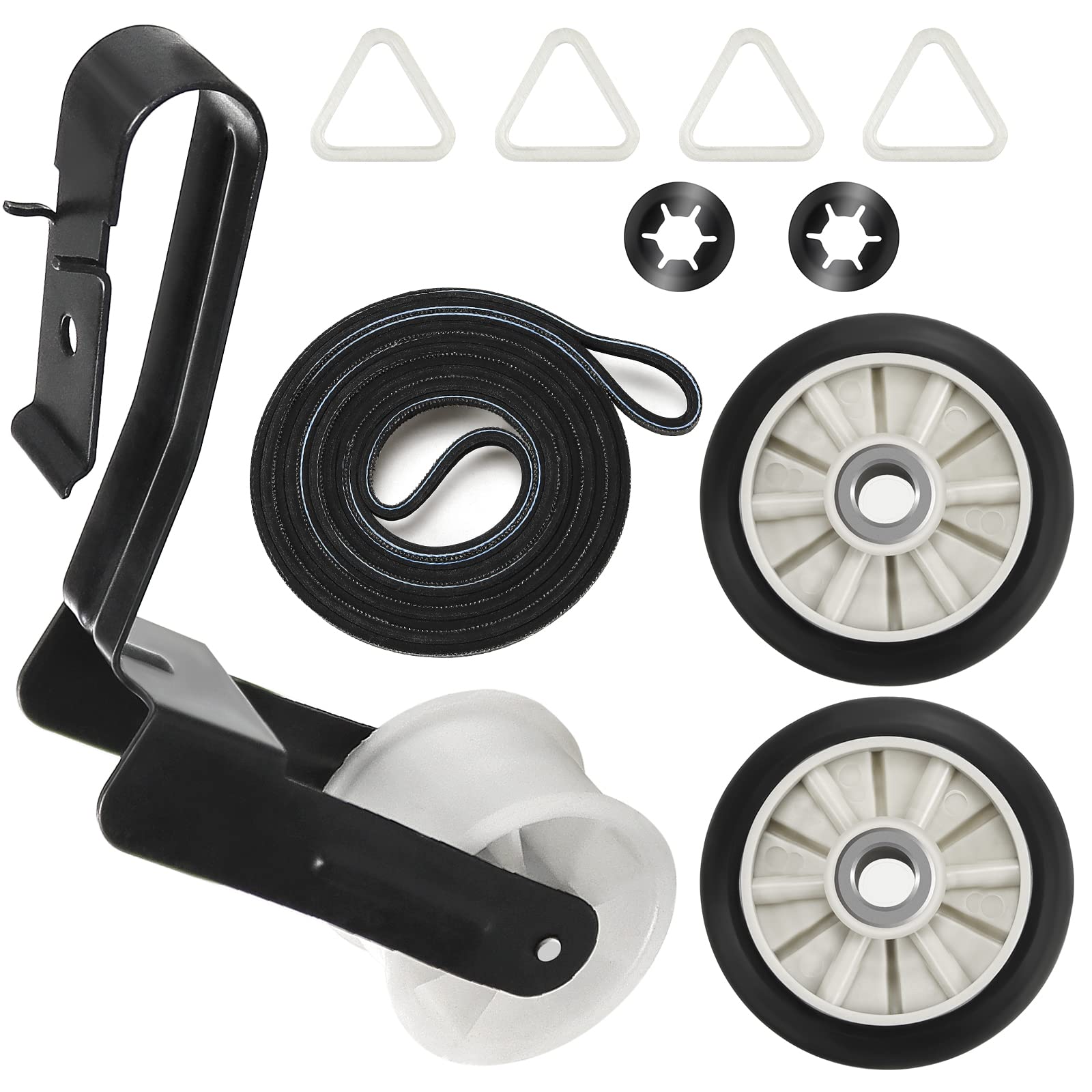 Photo 1 of 4392065 Dryer Maintenance and Repair Kit by Funmit - Compatible with Whirlpool Kenmore Amana Maytag 29'' Wide Dryer - Package Includes Drum Roller Belt and Idler Pulley - Original Quality