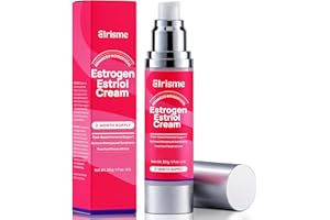 ELRISME Estriol Cream for Women's Menopause Relief, Natural Bioidentical Estrogen Cream, Hormone Balance, Perimenopause Support - Hot Flashes, Night Sweats, Vaginal Health, Vulva Itch, 50ml