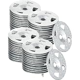 wedi Board Screws and washers, 1-1/8 Inchfoam Board Support Washer for Foam Board Fasteners Plaster washers (500pcs(Screw not Included)
