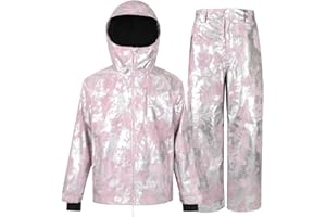 ISEE MIGGA Snow Suits Women Ski Jacket and Pants Set Waterproof Snowboarding Winter Sports