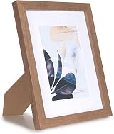 Scholar Tree Brown 10x8 Photo Frames Set of 4 Wooden MDF with Passepartout view 5