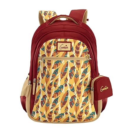 Genie 28 Ltrs Maroon Casual Backpack (BLUSH17SBMAR)
