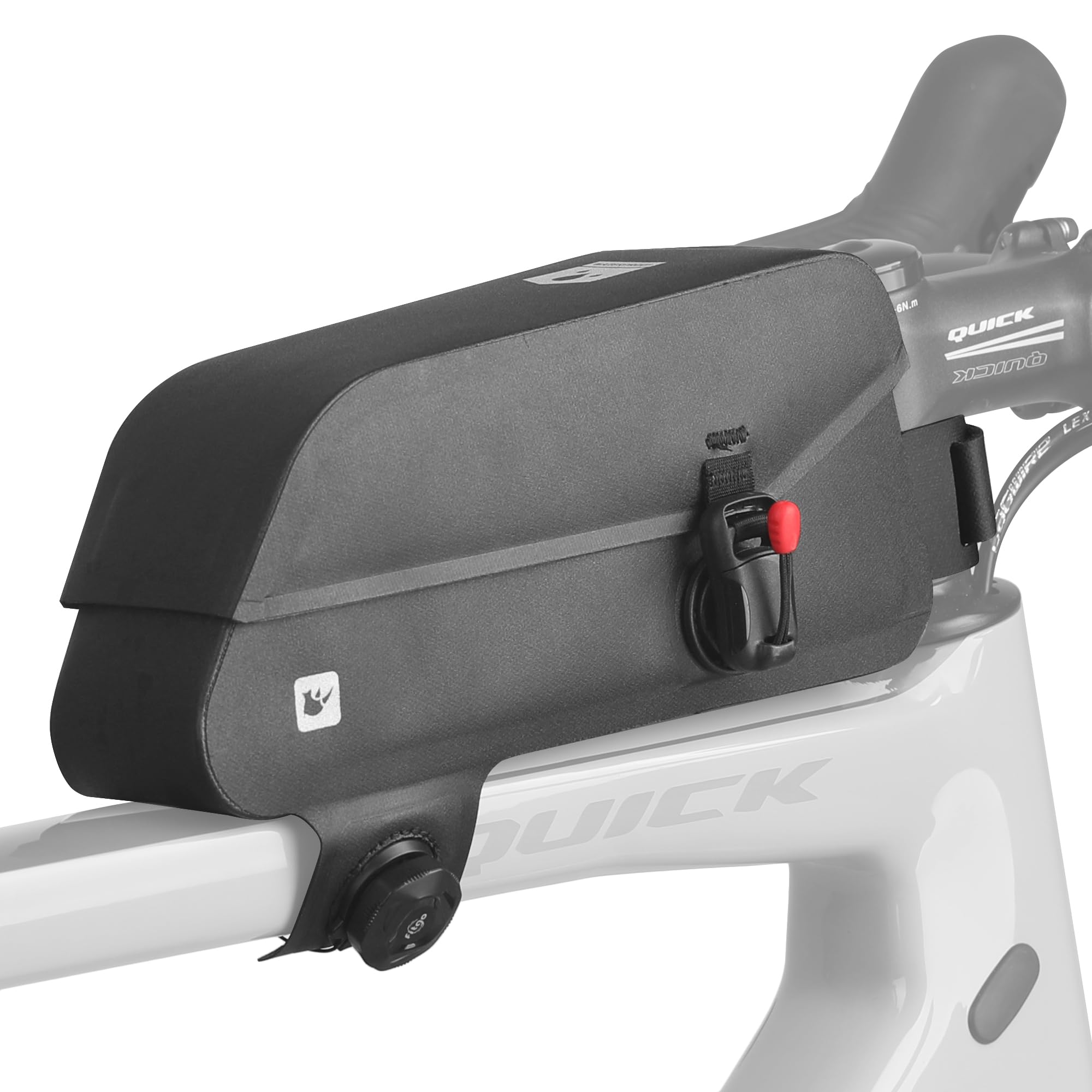 Rhinowalk Bike Frame Bag with Magnetic Flap Waterproof Bicycle Top Tube Bag for MTB Road Bike