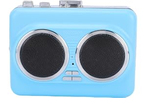 XUMIUZIY Cassette Tape Player, USB C Audio Cassette to MP3 Digital Converter, Portable Tape Player with Built in Speaker and 