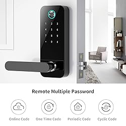 COOLOUS Keypad Smart Door Lock with Handle Keyless