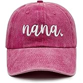 Nana Gifts, Mothers Day Christmas Birthday Gifts for Nana from Grandkids, Adjustable Embroidered Baseball Cap