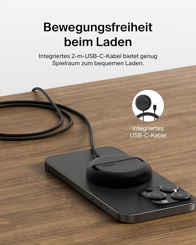 BoostCharge Pro Kabelloses Ladegerät Magnetisch, 15W mit Ständer