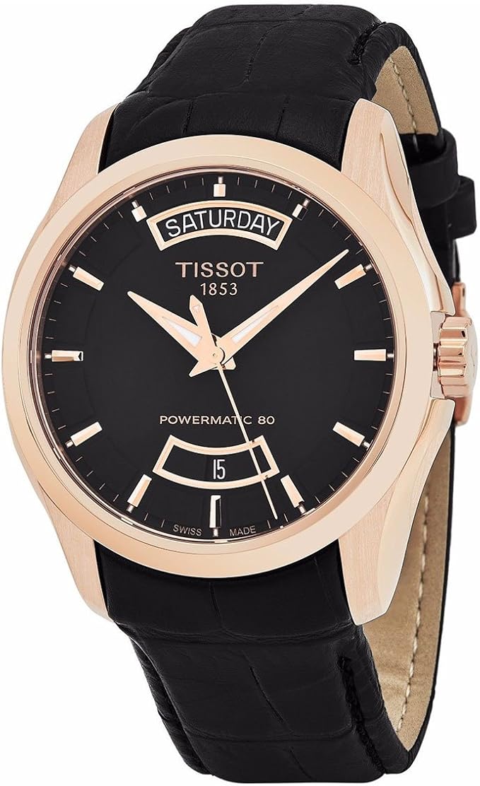 Tissot Couturier Automatic Black Dial Watch T0354073605101 Amazon.ca